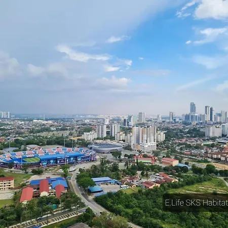 E Life Sks Habitat With Wifi Netflix Apartment Johor Bahru Exterior photo