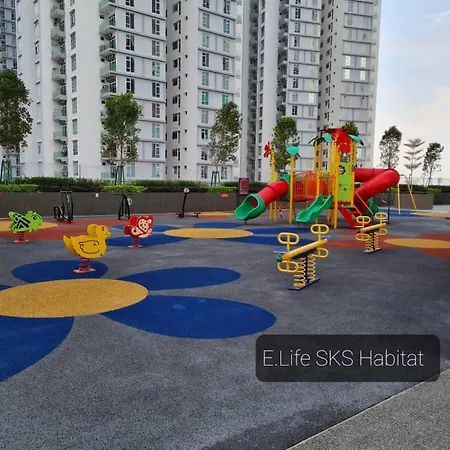 E Life Sks Habitat With Wifi Netflix Apartment Johor Bahru Exterior photo